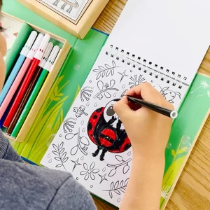 Tiger Tribe Travel | Garden>Backyard Bugs - Colouring Set - 4+