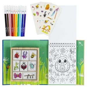 Tiger Tribe Travel | Garden>Backyard Bugs - Colouring Set - 4+