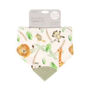 All4Ella Baby>Bandana Bib with Silicone Teether - (3 designs)