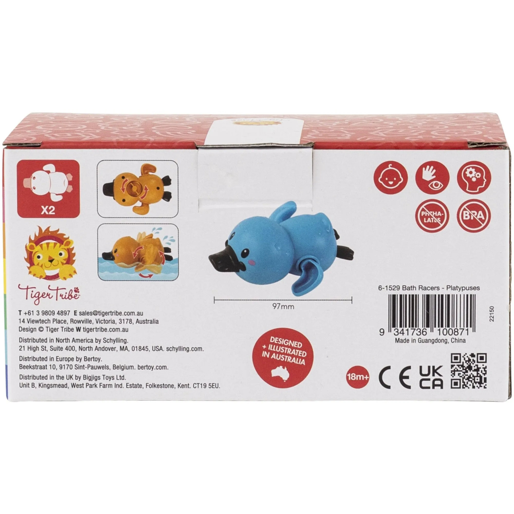 bath_racers__platypus__m_3.webp Tiger Tribe Bath Time | Australian>Bath Racers - Platypus - 18M+