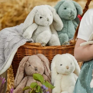 Jiggle & Giggle Soft Toys | Baby>Beige Plush Bunny - Small - 0+
