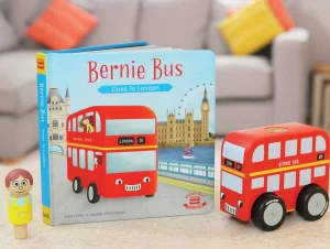 Indigo Jamm Travel | Wooden Toys>Bernie Bus Goes to London