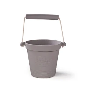 Bigjigs Beach | Outlet>Adventure Beach Silicone Bucket - Stone Grey