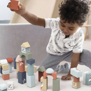 Speedy Monkey Wooden Toys | 1st Birthday>Building Blocks 50 piece set - 12M+