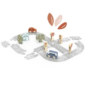 Speedy Monkey Open Ended Play>Car Track Puzzle - 3+