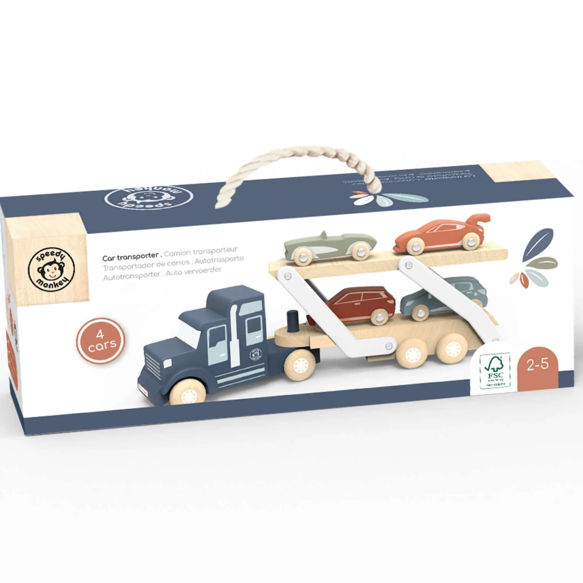 car_transporter___1.webp Speedy Monkey Wooden Toys>Car Transporter - 2+