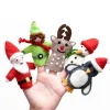 Tara Treasures Christmas>Christmas Felt Finger Puppet Set
