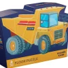 Crocodile Creek Puzzles>Classic Floor Puzzle - Construction Zone - 3+
