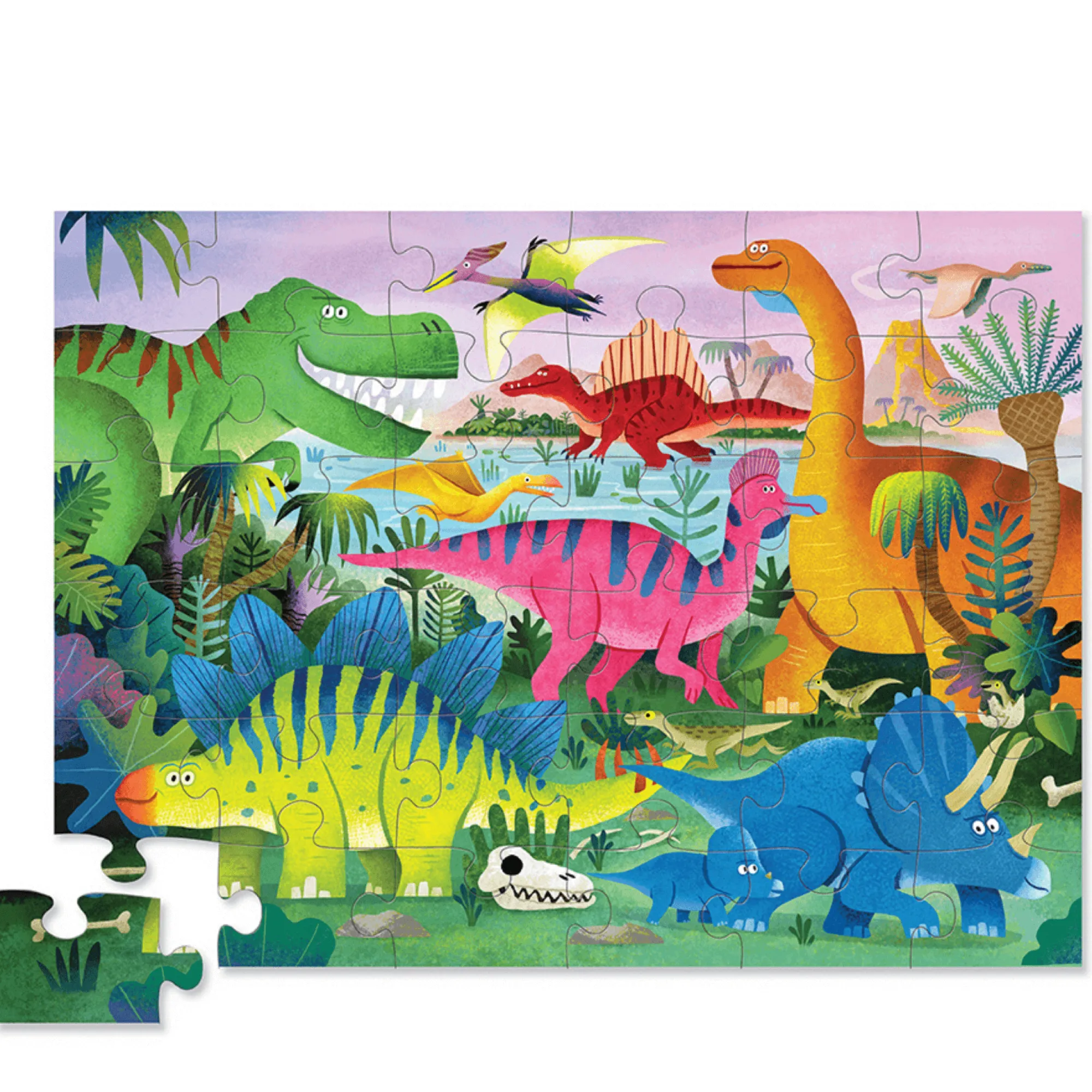 classic_floor_puzzle__din_1-1.webp Crocodile Creek Puzzles>Classic Floor Puzzle - Dino Land - 3+