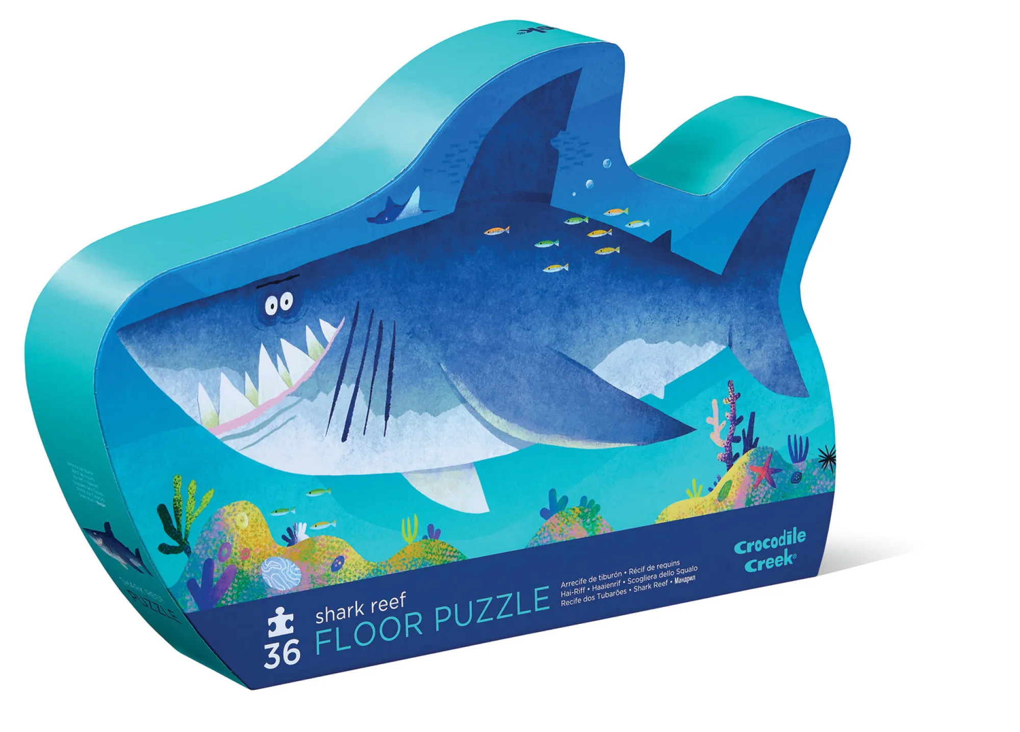 classic_floor_puzzle__sha_0.webp Crocodile Creek Puzzles>Classic Floor Puzzle - Shark Reef - 36 pieces - 3+