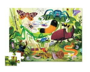 Crocodile Creek Puzzles | Garden>Classic Floor Puzzle -Backyard Bugs - 36 pieces - 3+