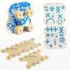 CLIXO Open Ended Play | Eco>- 9 piece Designer Pack - Beige Grey - 4+