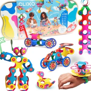CLIXO Open Ended Play>- 150 piece Family Pack - 4+