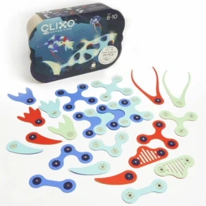 CLIXO Open Ended Play | Activity>- 24 piece Ocean Creatures - 6+