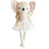 Alimrose Dolls | Australian>28cm Mini Koala Dress Up Doll - Ivory Gold - 3+
