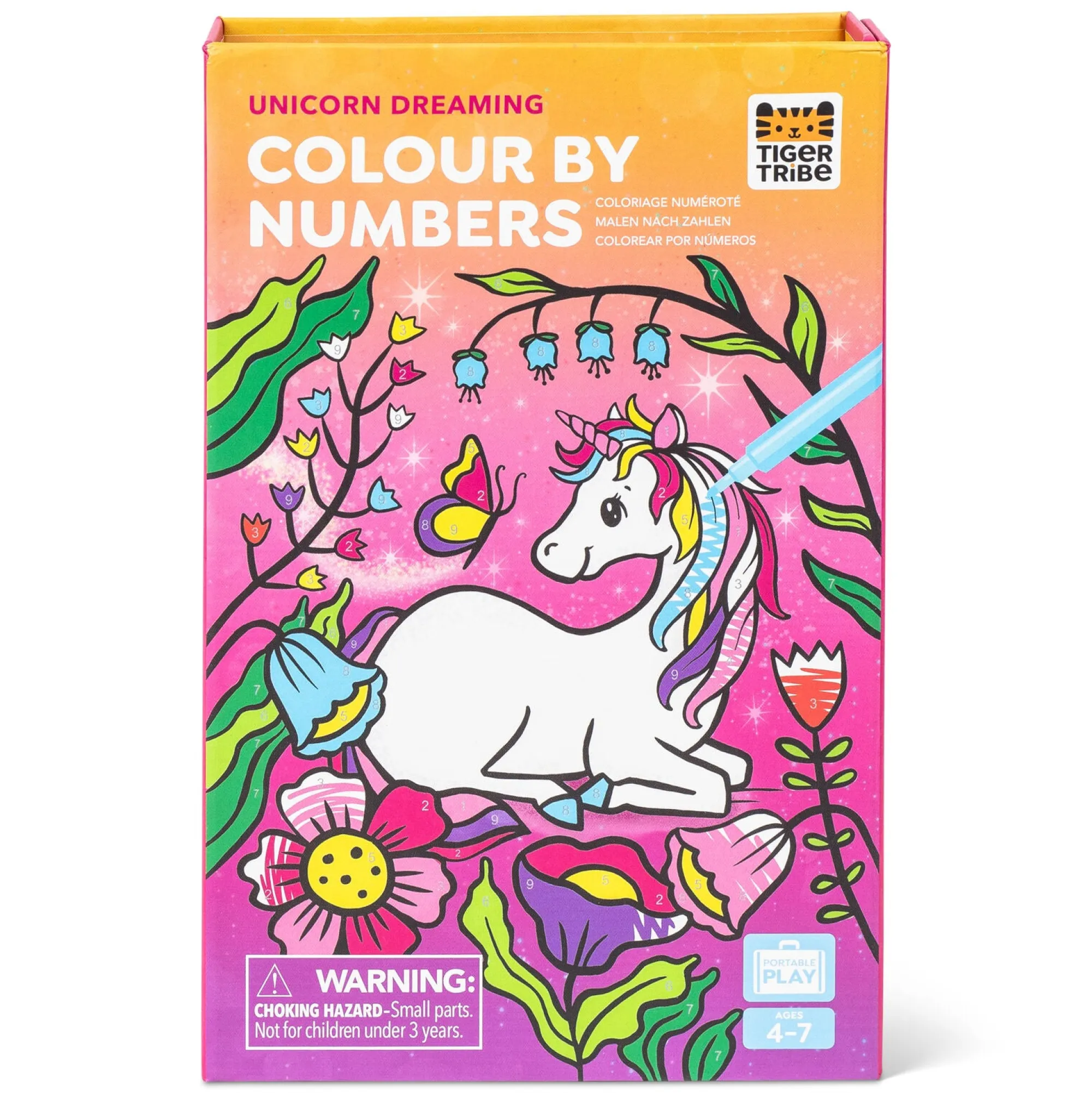 colour_by_numbers__unicor_0.webp Tiger Tribe Art & Craft>Colour by Numbers - Unicorn Dreaming - 4+