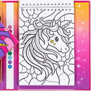Tiger Tribe Art & Craft>Colour by Numbers - Unicorn Dreaming - 4+