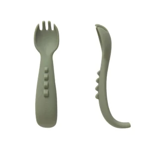 All4Ella Travel | Feeding & Hydration>Comfy Grip Silicone FORKS 2PK - 6M+ 3 colours