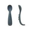 All4Ella Travel | Feeding & Hydration>Comfy Grip Silicone SPOONS 2PK - 6M+ 3 colours