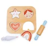 Mentari Wooden Toys | Pretend Play>Cookie Cutting Puzzle Set - 2+