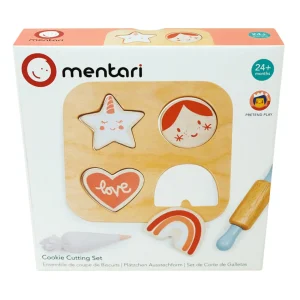 Mentari Wooden Toys | Pretend Play>Cookie Cutting Puzzle Set - 2+
