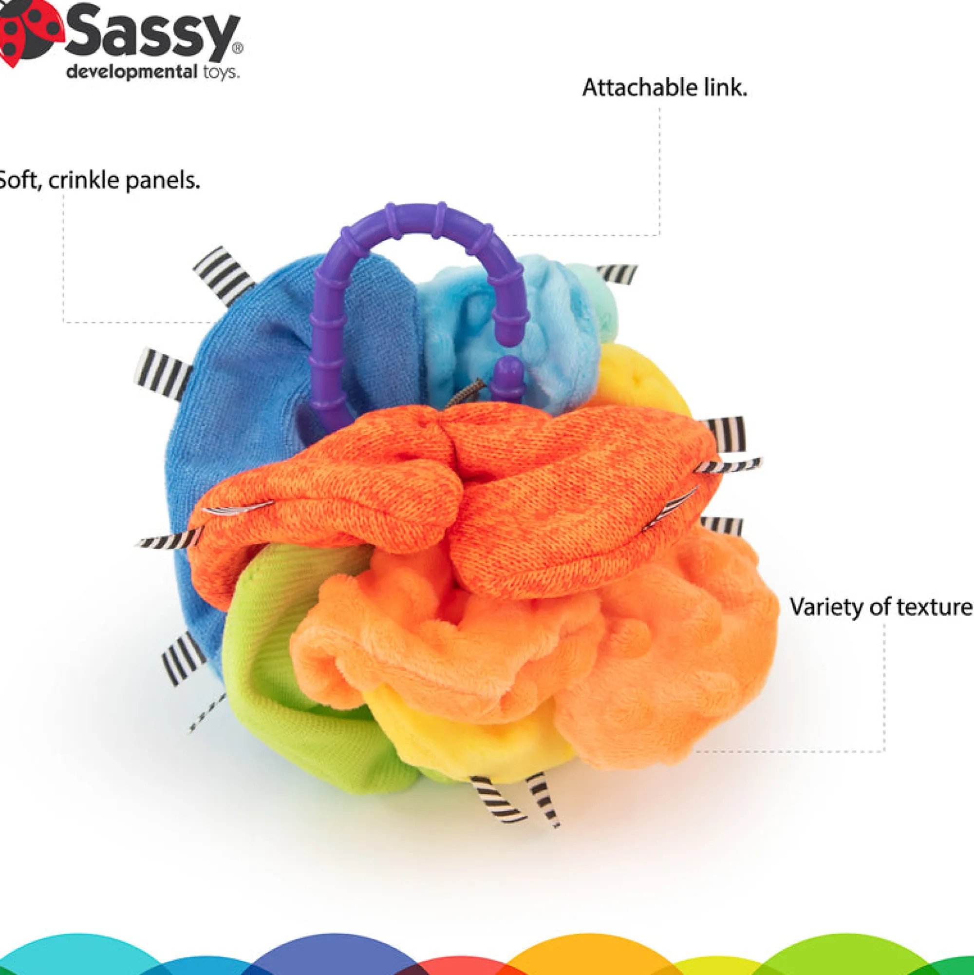 crinkle_ball__m_1.webp Sassy Baby Baby>Crinkle Ball - 3M+