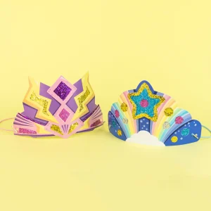 Tiger Tribe Eco | Art & Craft>Eco Glitter Goo Crowns Super Rainbow 3+