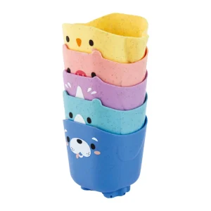 Tiger Tribe Eco | Bath Time>Eco Pour & Play - Animal Cups - 12M+
