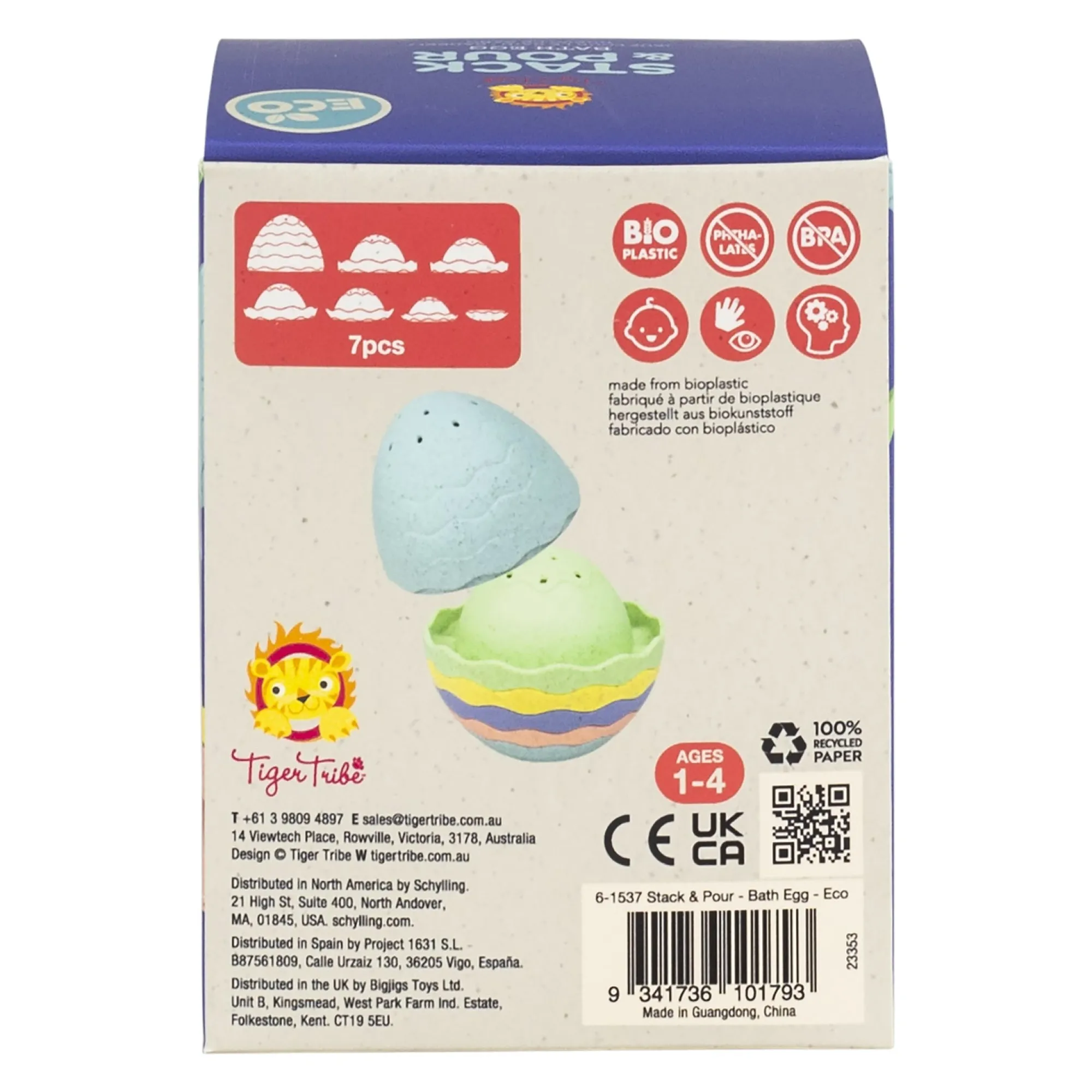 eco_stack__pour_bath_egg__2.webp Tiger Tribe Eco | Bath Time>Eco Stack & Pour Bath Egg - 12M+