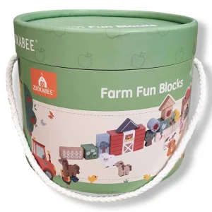 Zookabee Wooden Toys>Farm Fun Blocks - 18M+ (due Feb)