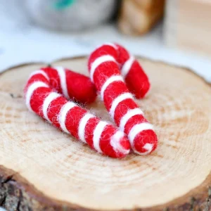 Tara Treasures Christmas>Felt Candy Cane