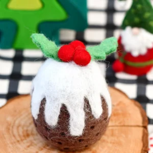 Tara Treasures Christmas>Felt Christmas Pudding
