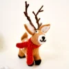 Tara Treasures Christmas>Felt Christmas Reindeer Decoration