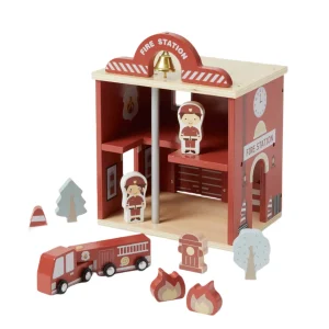 Zookabee Wooden Toys>Fire Station Set - 2+