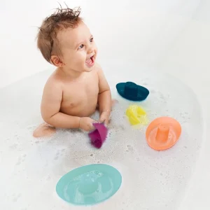 BOON Bath Time | 1st Birthday>FLEET Stacking Boats 5 piece set - 9M+