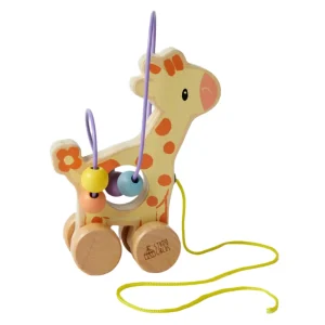 Studio Circus Wooden Toys | 1st Birthday>Giraffe Rolling Bead Coaster - 12M+