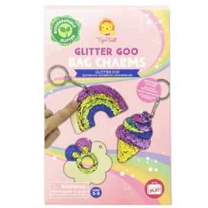 Tiger Tribe Art & Craft>Glitter Goo Bag Charms - Glitter Pop - 5+
