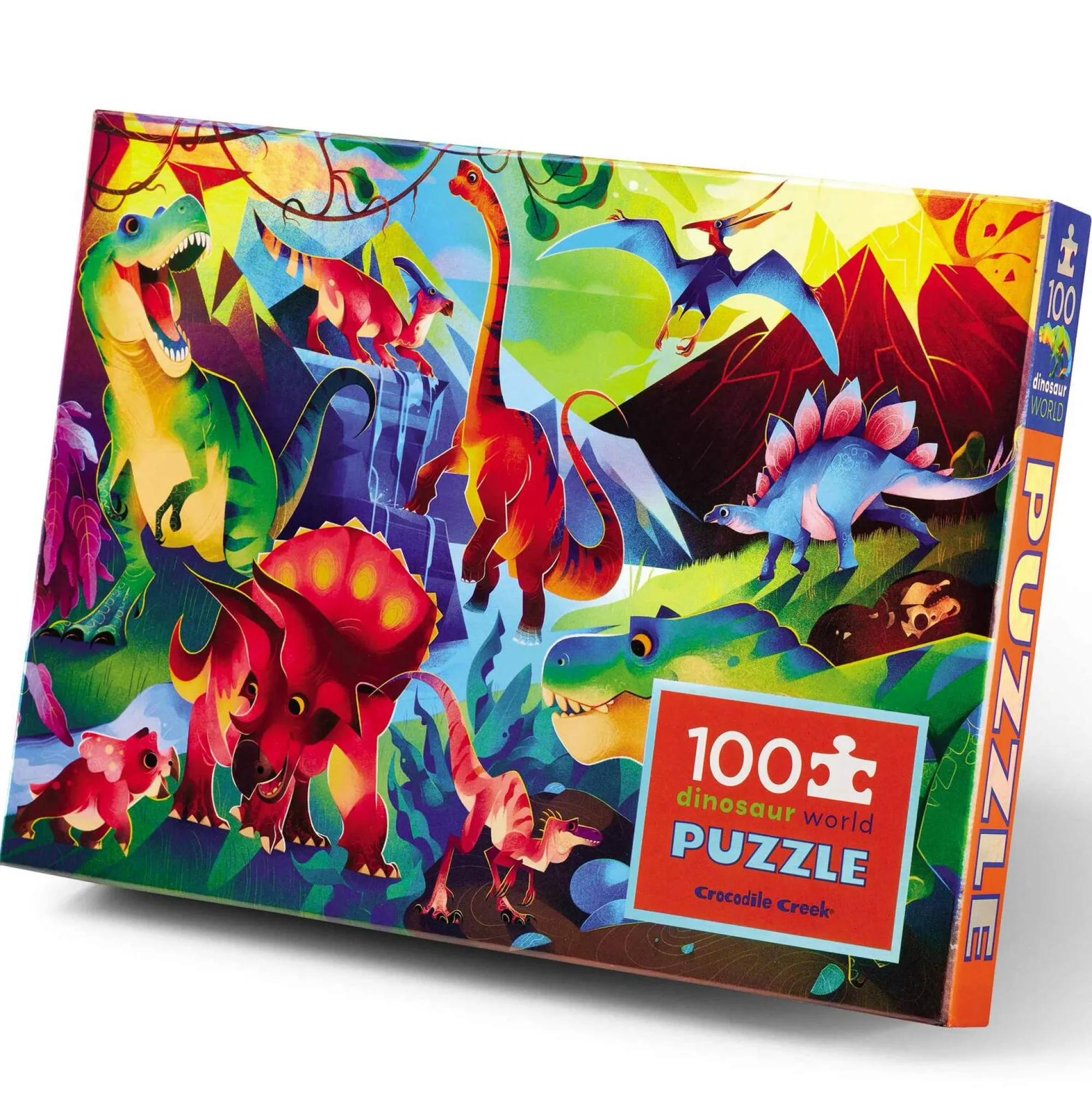 holographic_puzzle__piece_0-1.webp Crocodile Creek Puzzles>Holographic Puzzle 100 pieces Dinosaur World - 5+