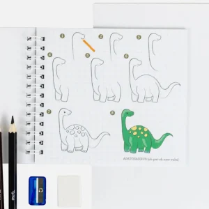 Tiger Tribe Art & Craft | Activity>How to draw Dinosaurs - 5+