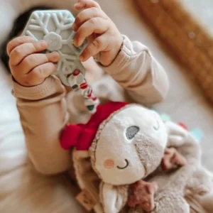 Itzy Ritzy Christmas>Itzy Pal Plush Sensory Teether - Reindeer - 0+