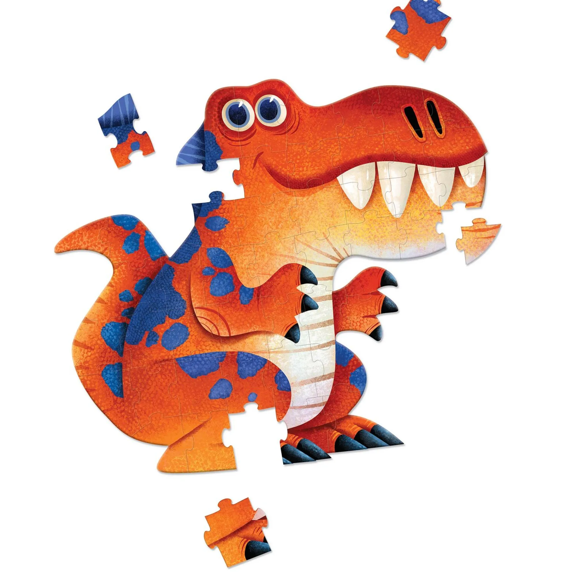 jumbo_shaped_puzzle_dinos_1.webp Crocodile Creek Puzzles>Jumbo Shaped Puzzle Dinosaur - 48 pieces - 4+