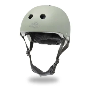 Kinderfeets Things That Go>- Toddler Bike Helmet - Matte Silver Sage - 46 to 52cm