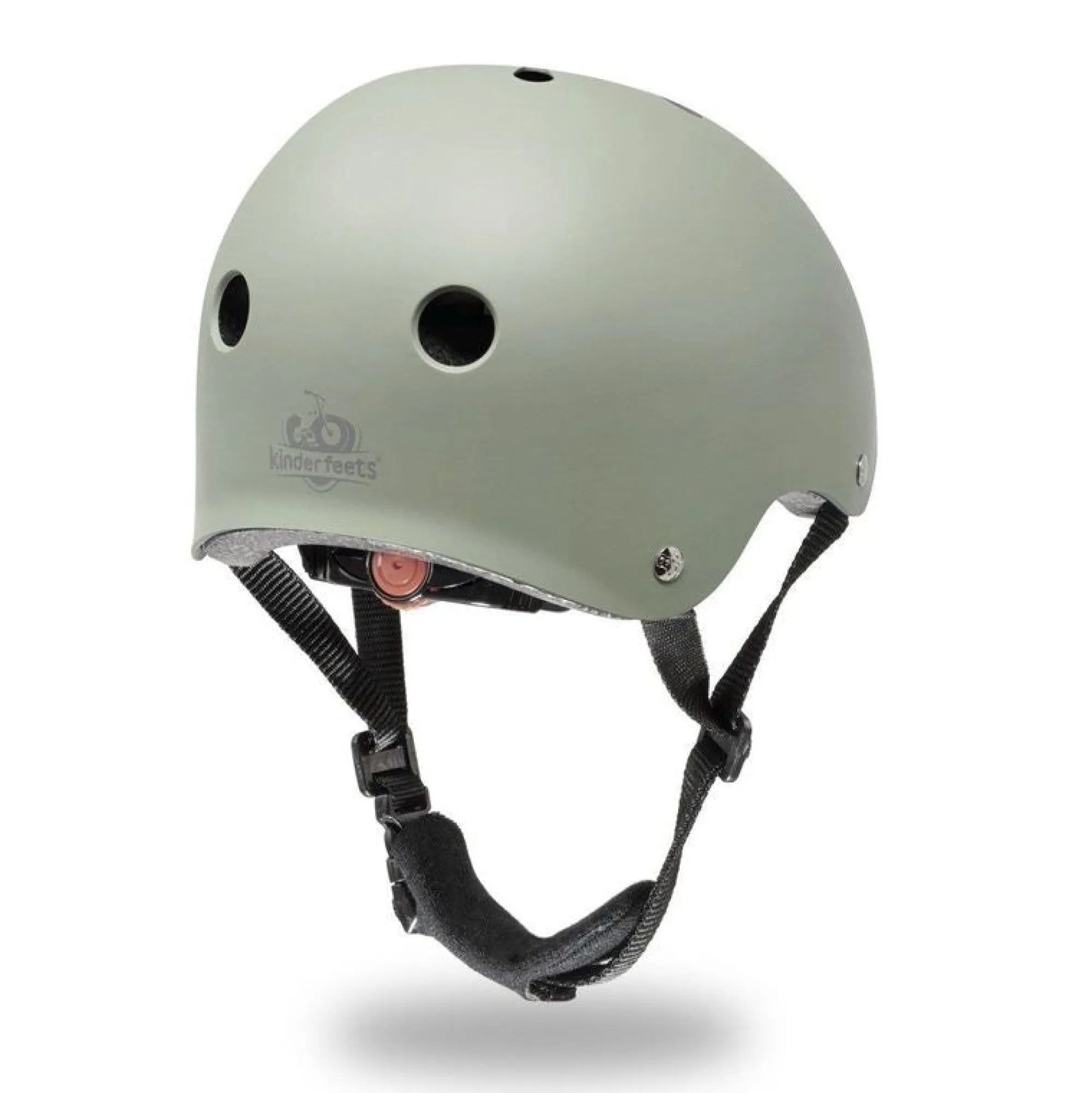 kinderfeets__toddler_bike_1-1.webp Kinderfeets Things That Go>- Toddler Bike Helmet - Matte Silver Sage - 46 to 52cm