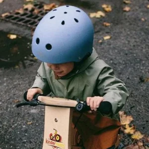 Kinderfeets Things That Go>- Toddler Bike Helmet - Matte Slate Blue - 46 to 52cm