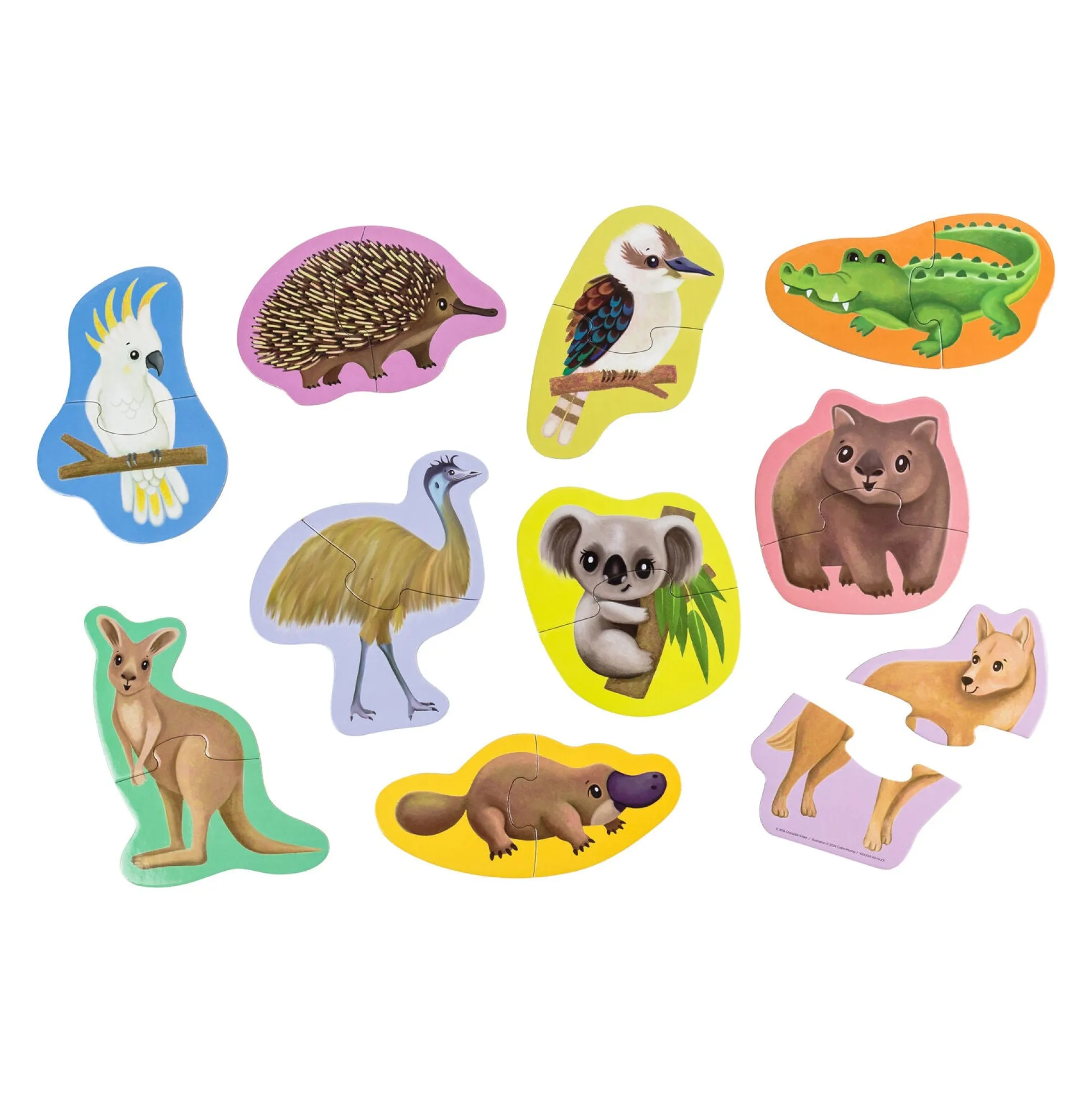 lets_begin__aussie_animal_1.webp Crocodile Creek Puzzles | Australian>Lets Begin - Aussie Animals - 2+