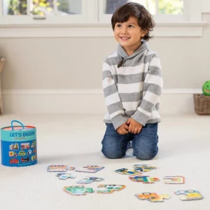 Crocodile Creek Puzzles>Lets Begin - Vehicle Puzzle - 2 piece - 2+