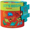 Crocodile Creek Puzzles>Lets Begin Puzzle 2 piece - Dinosaurs - 2+
