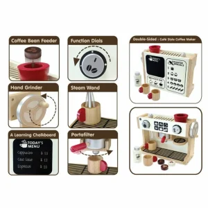 I'm Toy Pretend Play>Mini Barista Coffee Maker - 3+