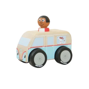 Indigo Jamm Wooden Toys>Mini Colin Campervan & Joe - 18M+
