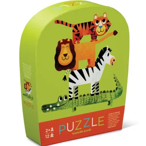 Crocodile Creek Puzzles>Mini Puzzle - Jungle Friends - 2+
